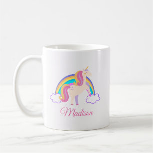 Magischer Regenbogen Einhorn Whimsical Personalisi Kaffeetasse