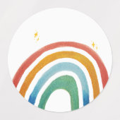 Magischer Regenbogen Etiketten (Design 2)