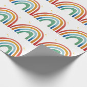 Magischer Regenbogen Geschenkpapier (Ecke)