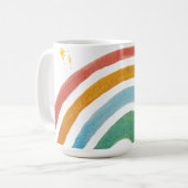 Magischer Regenbogen Kaffeetasse (Vorderseite Links)