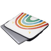 Magischer Regenbogen Laptopschutzhülle (Vorne Knopf)