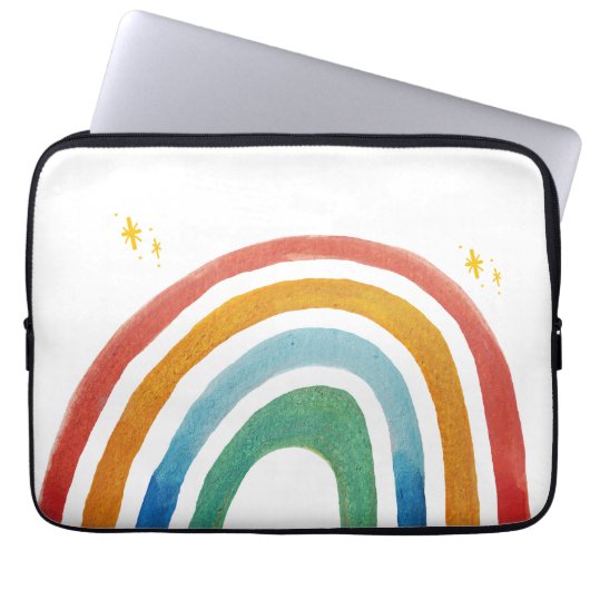 Magischer Regenbogen Laptopschutzhülle (Vorderseite)