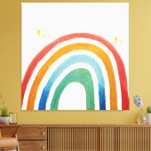 Magischer Regenbogen Leinwanddruck (Insitu (Wohnzimmer))