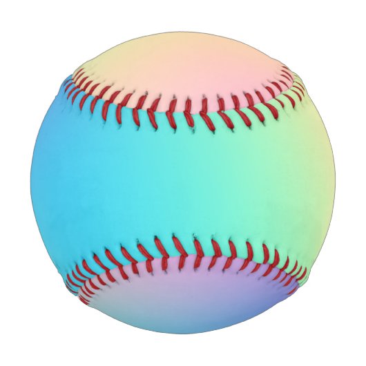 Magischer Regenbogen Ombre Baseball (Rückseite)