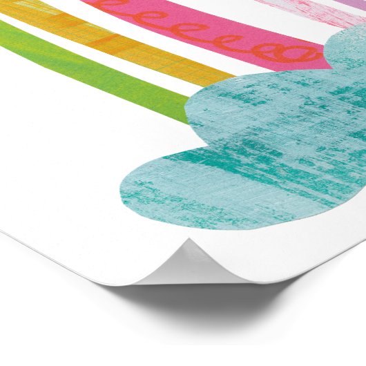 Magischer Regenbogen Poster (Ecke)