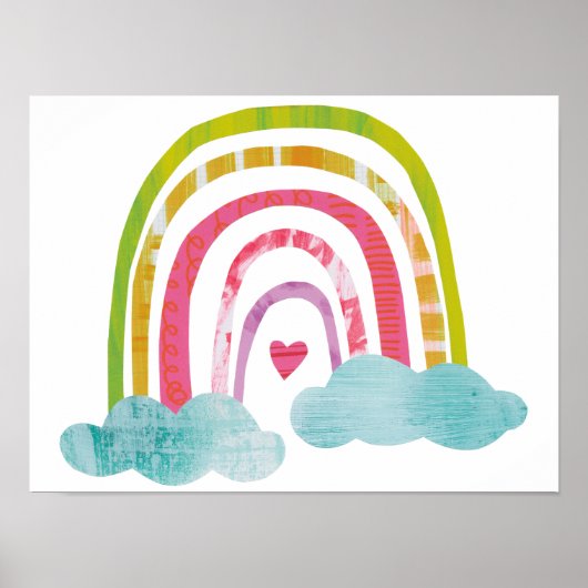 Magischer Regenbogen Poster (Vorne)