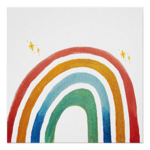 Magischer Regenbogen Poster