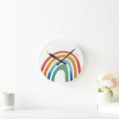 Magischer Regenbogen Runde Wanduhr (Zuhause)