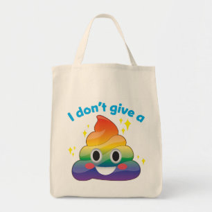 Magischer Regenbogen-Schein kacken Emoji Tasche