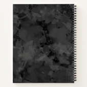 Magischer Regenbogen Unicorn Retro 80er Notizbuch (Rückseite)