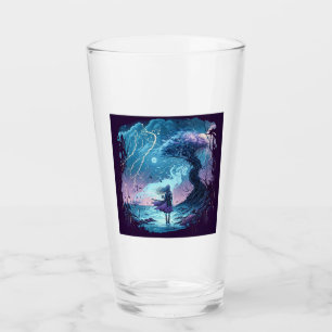 Magischer Regensturm-Glasbecher Glas