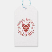 MAGISCHER RINDEERLEBENSMITTELmix Geschenkanhänger (Rückseite)