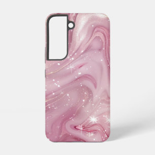 Magischer rosa Marmorhintergrund nahtlos Samsung Galaxy Hülle