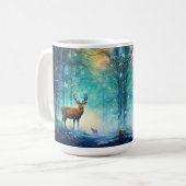 Magischer Schnee Wald Art-82109 Kaffeetasse (Vorderseite Links)