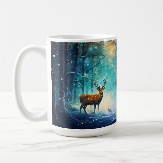 Magischer Schnee Wald Art-82109 Kaffeetasse (Links)