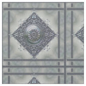 Magischer Schneeflocke-Denim-Blick Stoff (Nahaufnahme)