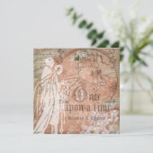 Magischer Schneeflocken einmal auf Einladung (Stehend Vorderseite)