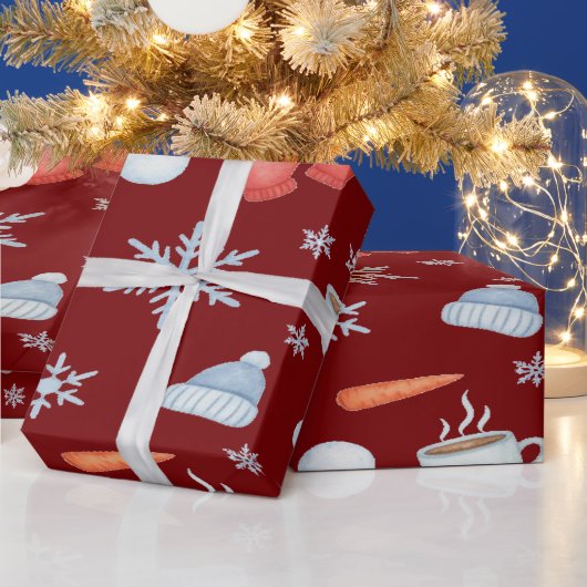 Magischer Schneemann Frozen Geschenkpapier (Feiertage)