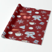 Magischer Schneemann Frozen Geschenkpapier (Ungerollt)