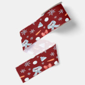 Magischer Schneemann Frozen Ripsband (Rückseite)