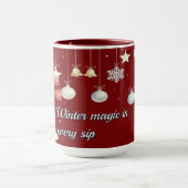Magischer Schneemann Frozen Tasse (Zentrum)
