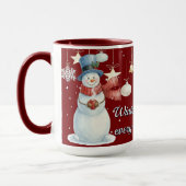 Magischer Schneemann Frozen Tasse (Links)