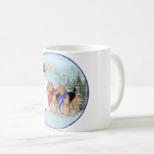 Magischer Schneemann Kaffeetasse (VorderseiteRechts)