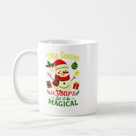 Magischer Schneemann Klassisches Weihnachts-Winter Kaffeetasse