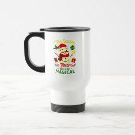 Magischer Schneemann-Weihnachts-Isolierbecher-Gesc Reisebecher