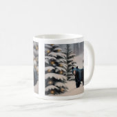 Magischer Schwarzbär Kaffeetasse (VorderseiteRechts)
