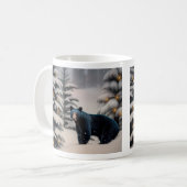 Magischer Schwarzbär Kaffeetasse (Vorderseite Links)