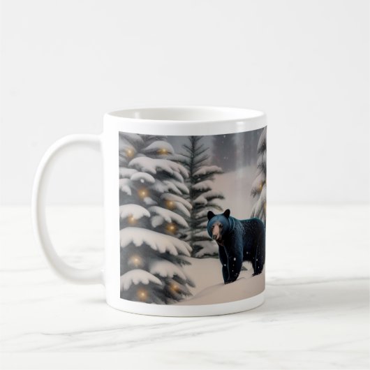 Magischer Schwarzbär Kaffeetasse (Links)