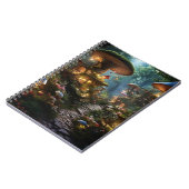 Magischer Shroom Forest Notizblock (Linke Seite)