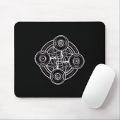 Magischer Sigil (Siegel)-Aufkleber18 Mousepad (Mit Mouse)