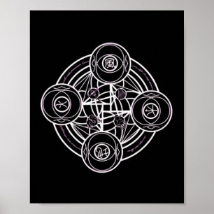 Magischer Sigil (Siegel)-Aufkleber18 Poster