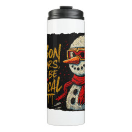 Magischer Snow-Bro Thermal Tumbler funky Weihnacht Thermosbecher