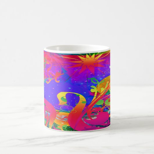 Magischer Sommergarten Kaffeetasse (Mittel)