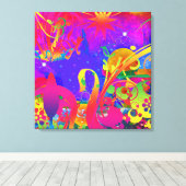 Magischer Sommergarten Leinwanddruck (Insitu (Holzboden))