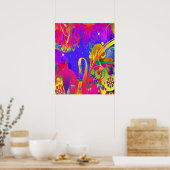 Magischer Sommergarten Poster (Küche)