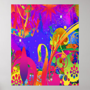 Magischer Sommergarten Poster