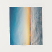 Magischer Sonnenaufgang über Wolken Wandteppich (Vorderseite)