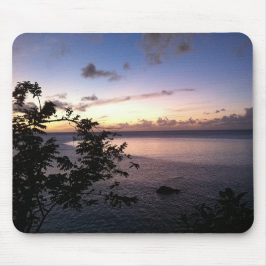 Magischer Sonnenuntergang Mousepad (Vorne)