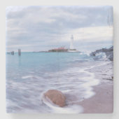 Magischer Sonnenuntergang Steinuntersetzer (Vorderseite)