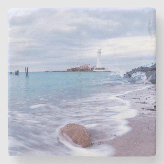 Magischer Sonnenuntergang Steinuntersetzer (Vorderseite)