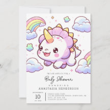 Magischer Spaß Dinosaur Babydusche