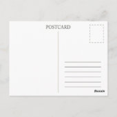 Magischer Spielzeugzug. Postkarte (Rückseite)