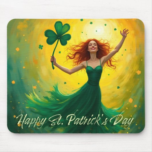 Magischer St. Patrick's Day Mousepad (Vorne)