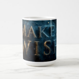 MAGISCHER STAUB: Leuchtender "Wunsch"-Text Kaffeetasse