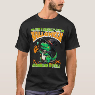 Magischer T Rex Dinosaurier Hexenzauberspann T-Shirt