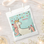 Magischer Tag niedlicher Cartoon Einhorn Kindergeb Geschenktütchen (Ausgeschnitten)